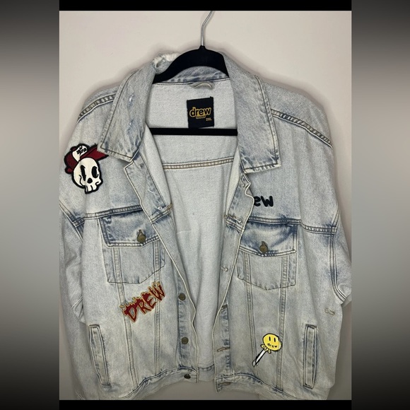 Drew House trucker Denim Jacket Justin Bieber